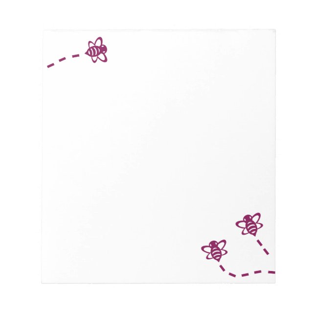 Bloco de notas de abelha minimalista - uso diário (Frente)