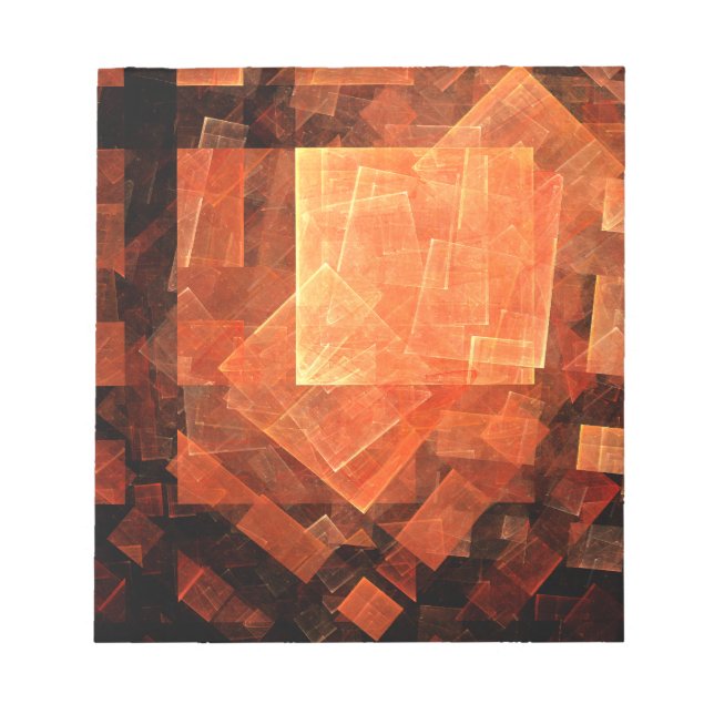 Bloco de notas de Abstrato claro da janela (Frente)