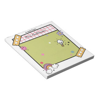 Bloco de Notas de Apreciação de Professores Divers