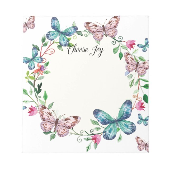 Bloco de Notas de Borboleta (Frente)