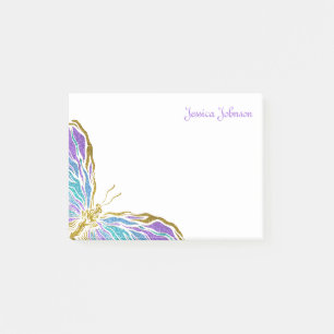 Bloco de notas de borboleta personalizado
