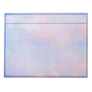 Bloco de Notas de Calendário Personalizável Sonhad