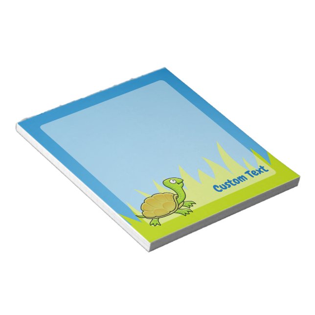 Bloco de Notas de Cartoon Turtle (Inclinado)