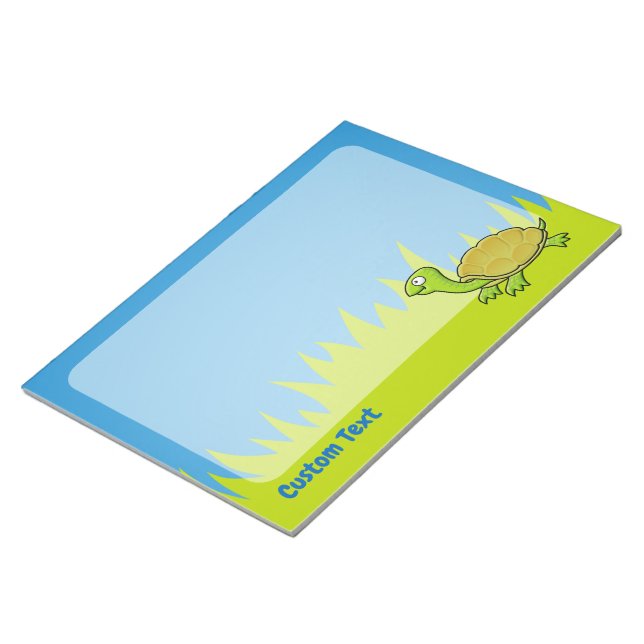 Bloco de Notas de Cartoon Turtle (Inclinado)