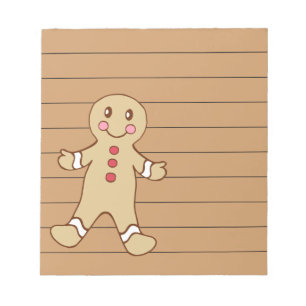 Bloco de Notas de Chocolate e Pão de Mel