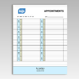 Bloco de Notas de Compromissos Empresariais com Lo