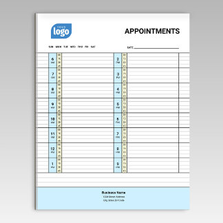 Bloco de Notas de Compromissos Empresariais com Lo
