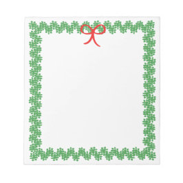 Bloco de Notas de Coroa de Natal