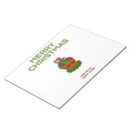 Bloco de notas de Cupcake de Natal (27,9 cm x 21,6