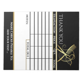 Bloco de Notas de Fatura