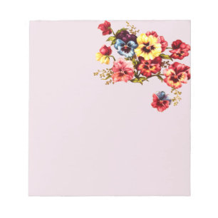 Bloco de Notas de Flores de Mola