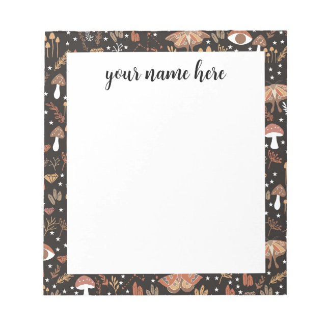 Bloco de notas de floresta personalizado (Frente)