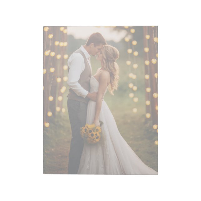 Bloco de Notas de Foto Personalizado (Invertido)