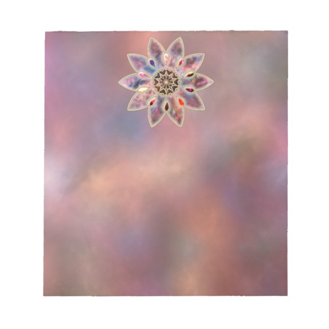 Bloco de notas de galáxias marmoreadas (Frente)