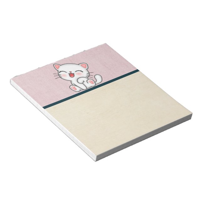 Bloco de Notas de Gato (Inclinado)