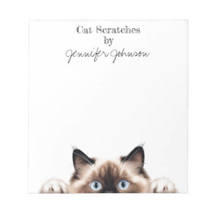 Bloco de Notas de Gato Ragdoll Engraçado