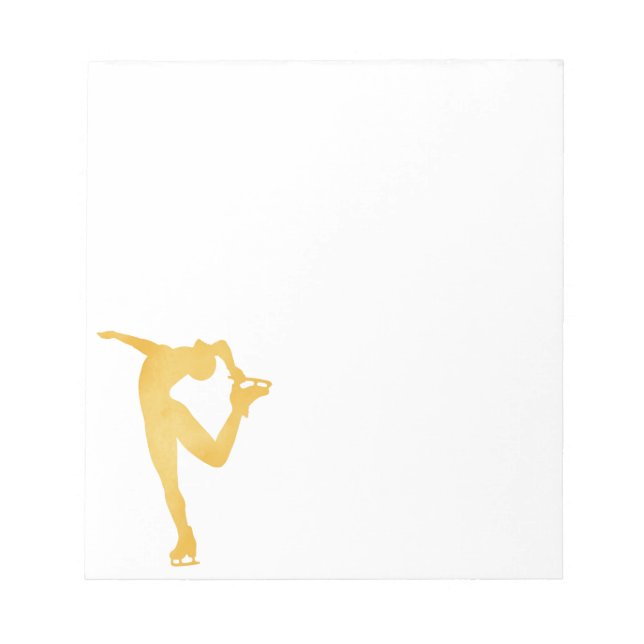 Bloco de Notas de Giro de Patinação Artística (Frente)