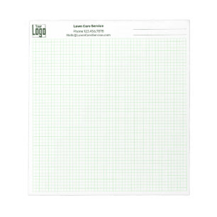 Bloco de Notas de Grade de Gráfico da Empresa Logo
