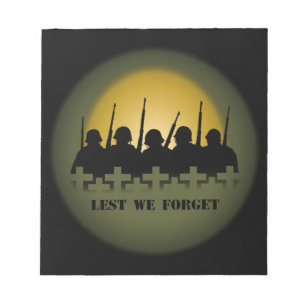 Bloco de Notas de Homenagem Militar, Para Não Esqu