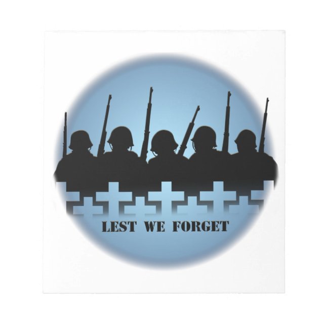 Bloco de Notas de Homenagem Militar, Para Não Esqu (Frente)