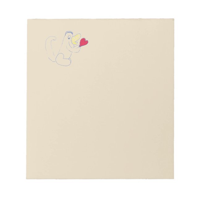 Bloco de notas de Inseto de amor (Frente)