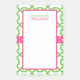 Bloco de notas de latência e Grosgrain personaliza