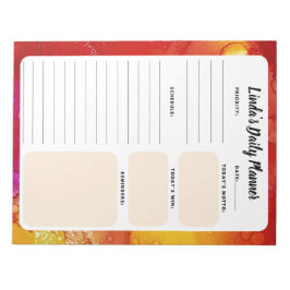 Bloco de Notas de Lista de Tarefas Diárias do Marb