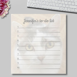 Bloco de Notas de Lista de Tarefas Personalizadas 