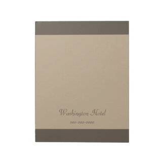 Bloco de Notas de Madeira Grande Personalizado 