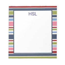 Bloco de notas de matizes profundos de distribuiçã