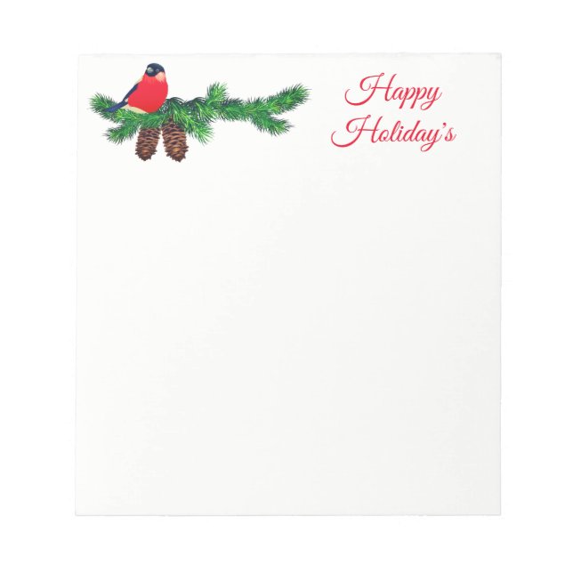 Bloco de Notas de Natal (Frente)