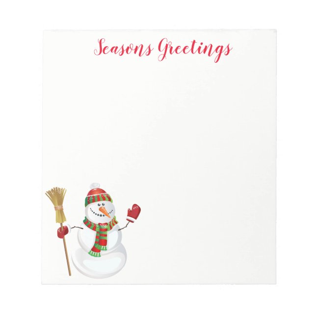 Bloco de Notas de Natal (Frente)