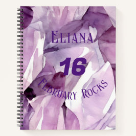 Bloco de Notas de Nome Personalizado do Aniversári