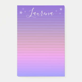 Bloco de Notas de Nome Personalizado do Starry Hue