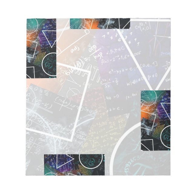 Bloco de Notas de Notas de Equações e Geometria (Frente)