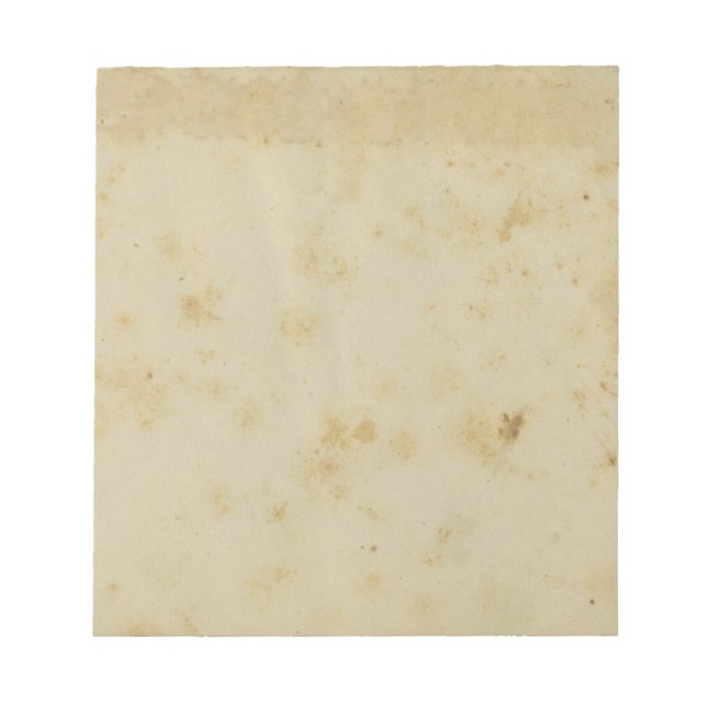 Bloco de notas de papel antigo da série 1870 (Frente)