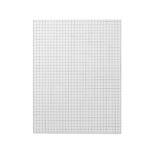 Bloco de Notas de Papel Quadriculado Grande (Invertido)