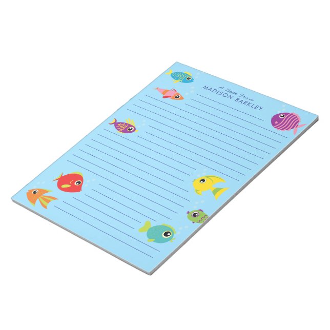 Bloco de Notas de Papelaria Infantil Adorável de P (Inclinado)