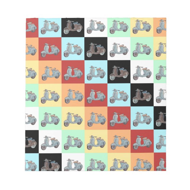 Bloco de notas de patinetes (Frente)