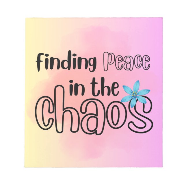 Bloco de Notas de Paz (Frente)