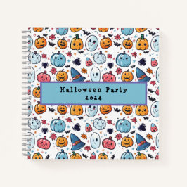 Bloco de Notas de Planeamento de Festas de Hallowe