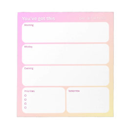 Bloco de Notas de Planejamento Diário (40 páginas)