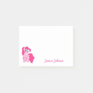 Bloco de notas de Pony, Cor-de-Rosa, Personalizado