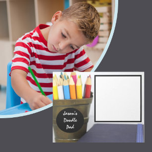 Bloco de notas de porta de desenho personalizado