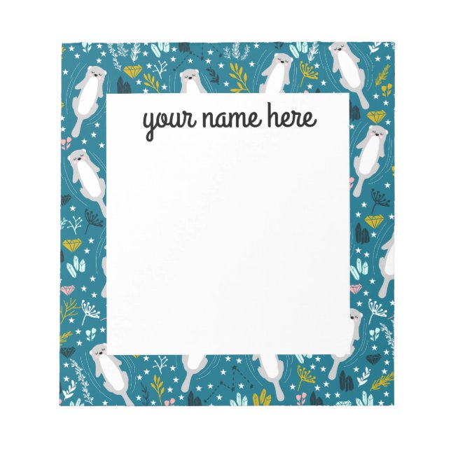 Bloco de notas de portas personalizado (Frente)