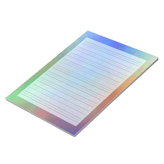 Bloco de Notas de Prática de Pensão de Manuscrito (Inclinado)