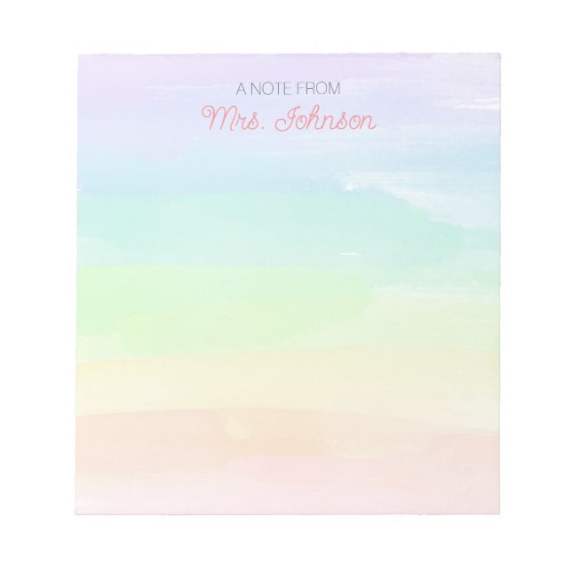 Bloco de notas de presente personalizado personali (Frente)