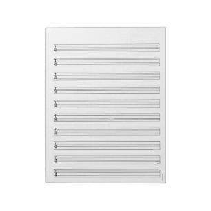 Bloco de Notas de Tablatura de Guitarra: Partitura
