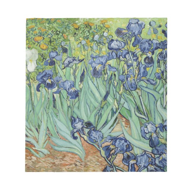 Bloco De Notas De Van Gogh vida ainda: Vaso com íris (Frente)