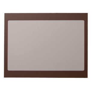 Bloco De Notas Decor Brown Profundo e Rico Personalizável
